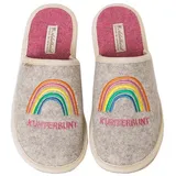 ADELHEID Kunterbunt Filzpantoffeln - colourful - bringt Freude - italienischer Wollfilz - ein tolles Geschenk - 40/41