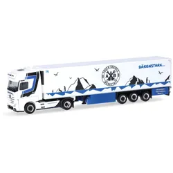 Herpa 317320 1:87 Mercedes-Benz Actros 18 Gigaspace Kühlkoffer-Sattelzug"Trio-Trans"(Bayern/Friedberg)