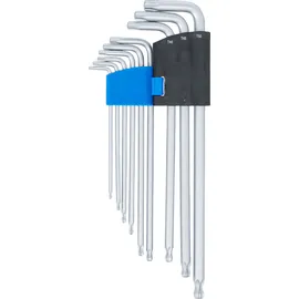 BGS Winkelschlüssel-Satz extra lang T-Profil (für Torx) mit Kugelkopf T10 - T50 9-tlg.