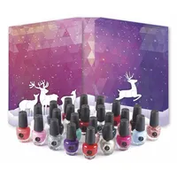 Nagelack Adventskalender 24 Farben für Mama Freundin Tochter Oma Mädchen neu