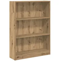 vidaXL Bücherregal Artisan-Eiche 80 x 24 x 109 cm Braun