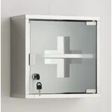 Medizinschrank L.30 Cm, Metallimitat, Roma Centrale Brico