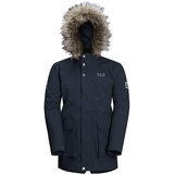 Jack Wolfskin Wind- und wasserdichter 3-in-1-Parka mit warmer Fleece-Innenjacke, night blue, 104