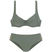 VIVANCE Bügel-Bikini Damen oliv Gr.38 Cup B