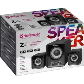 DEFENDER Z4 2.1 11W USB kabelgebundene Computer-Lautsprecher - Transparent