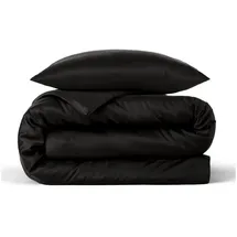 twenty:three Lyocell Jet Black 135 x 200 cm + 40 x 40 cm