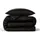 twenty:three Lyocell Jet Black 135 x 200 cm + 40 x 40 cm