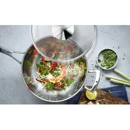 WMF Wok mit Glasdeckel 36 cm