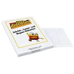 2.400 office discount Etiketten weiß 70,0 x 37,0 mm
