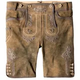 Stockerpoint Lederhose "Beppo 4" in havanna gespeckt | Gr.: 50