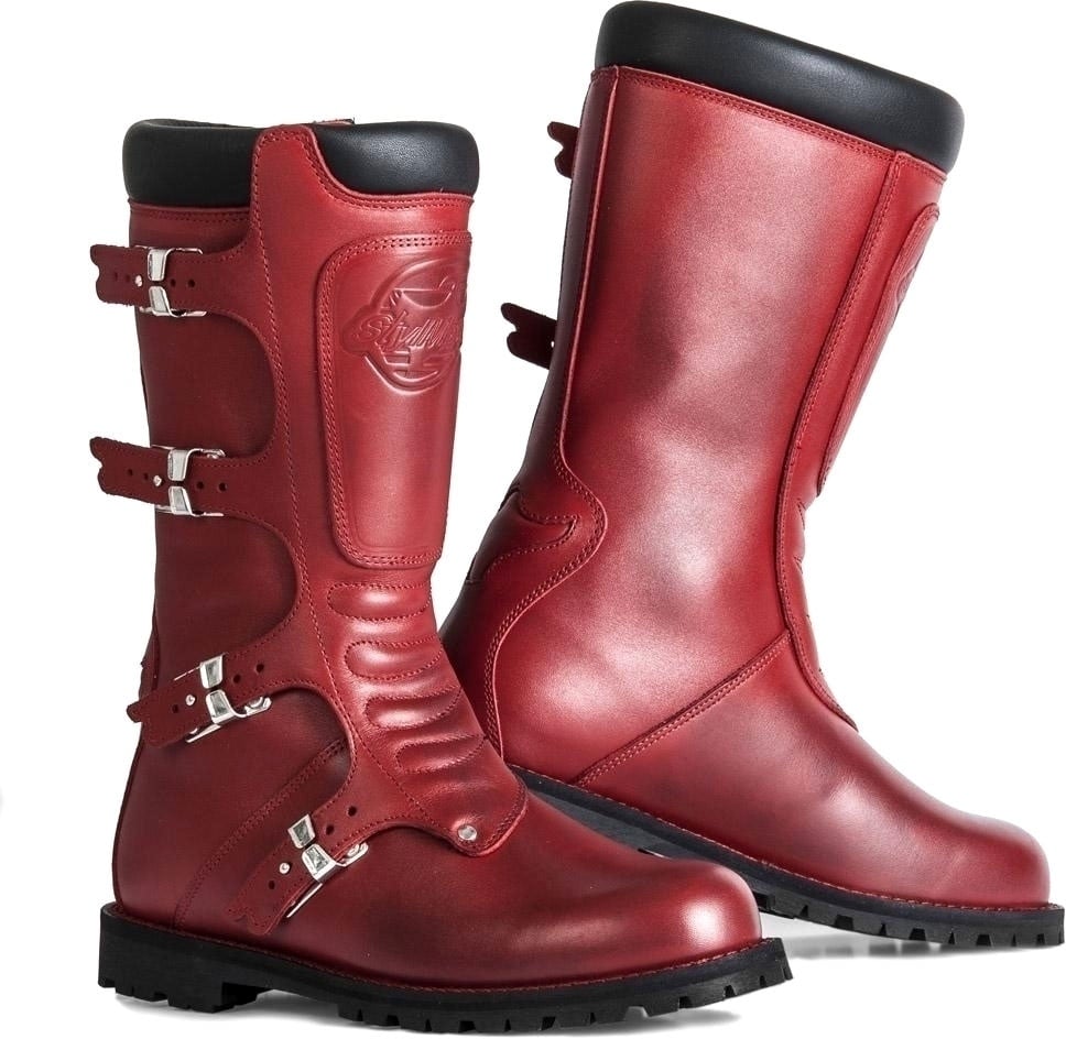 Stylmartin Continental, bottes unisexes - Rouge - 40