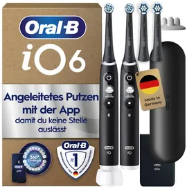 Oral-B iO Series 6 Onyx + 2. Handstück Onyx + Reiseetui