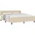 vidaXL Boxspringbett 180 x 200 cm Creme