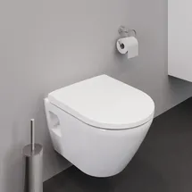 Duravit D-Neo Wand-WC Compact mit WC-Sitz Weiß spülrandlos