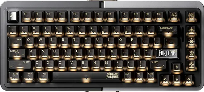 Royalaxe E75 TTC Magnetic Switch Keyboard | 75%-Layout | Silber-Schwarz Zwei-Farben-Design | Typ-C-Schnittstelle | RT-Modus | Gehäuse aus Aluminiumlegierung | Spezielle Gaming-Tastatur für FPS