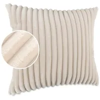 Kisska Dekokissen Kissenbezug Sofakissen Pillow Plüsch Kuschelkissen Zierkissen Cord