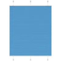 VidaXL Plissee Blau 105x100 cm Stoffbreite 104,4 cm Polyester