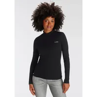 KangaROOS Longsleeve Langarm, sehr figurbetont, unifarben, Stehkragen Gr. 44/46