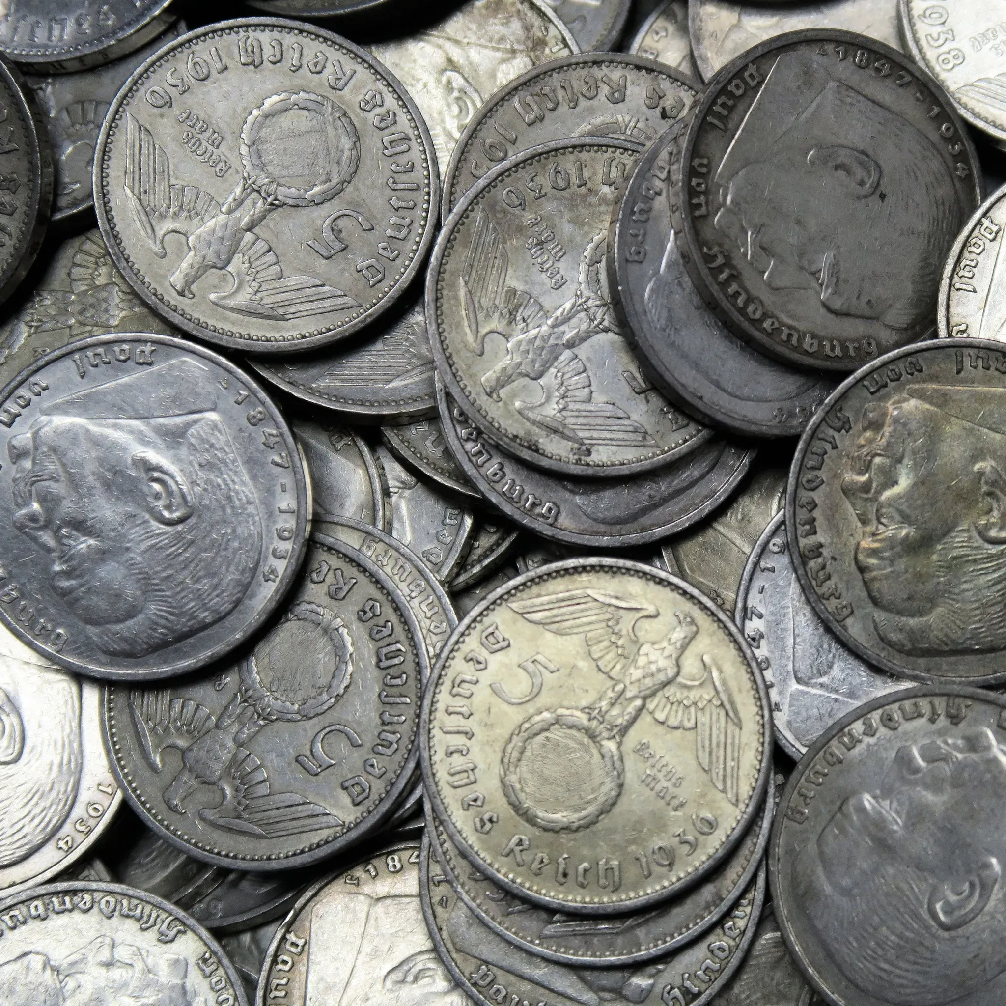 Silbermünze 100 x 5 Reichsmark 
