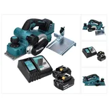 Makita DKP 181 RG Akku Hobel Falzhobel 82 mm 18 V Brushless + 2x Akku 6,0 Ah + Ladegerät