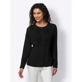 Heine Rüschenbluse in schwarz | Gr.: 42