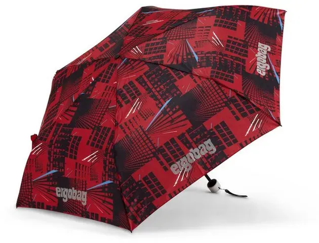 ergobag Taschenregenschirm Regenschirm rot