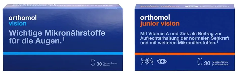 Orthomol Vision + Orthomol junior Vision