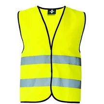 Korntex Warnweste Standard - schwarzer Saum, gelb XXL