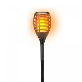 Grundig Gartenfackel schwarz 9 x 59 cm Solar LED 6-8 Stunden Akkulaufzeit