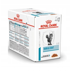 ROYAL CANIN Skin & Coat Diät-Alleinfuttermittel für ausgewachsene Katzen 12 x 85 g