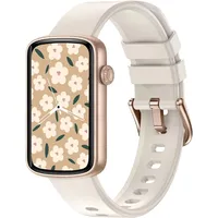 Elegante Damen Smartwatch Fitness Tracker mit 24 Sportmodi, Herzfrequenz & SpO2, Schlafmonitor, Benachrichtigungen, IP68 Wasserdicht