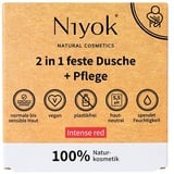 Niyok 2in1 feste Dusche + Intense red