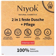 Niyok 2in1 feste Dusche + Intense red