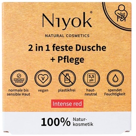 Niyok 2in1 feste Dusche + Intense red