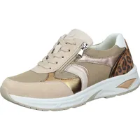 WALDLÄUFER H-Jill Sneaker, Velours/ Mesh/Metallic, caramel, - Gr.: 38