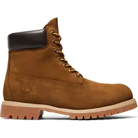 Timberland Mens 6 Inch Lace UP Waterproof Boot dk wht nubuck 8 Wide Fit