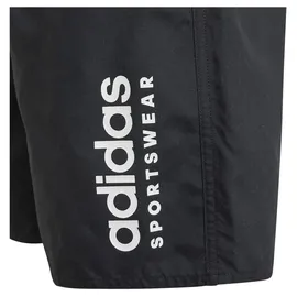 Adidas Sportswear Essentials Logo CLX Kids Badeshorts Black / White 152