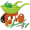 Schubkarre mit Gartenwerkzeug, 9-teilig  Simba , grün , Maße (cm): B: 29 H: 27