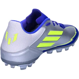 adidas F50 League Messi AG Herren Silver Met/Solar Yellow/Lucid Blue 43 1/3