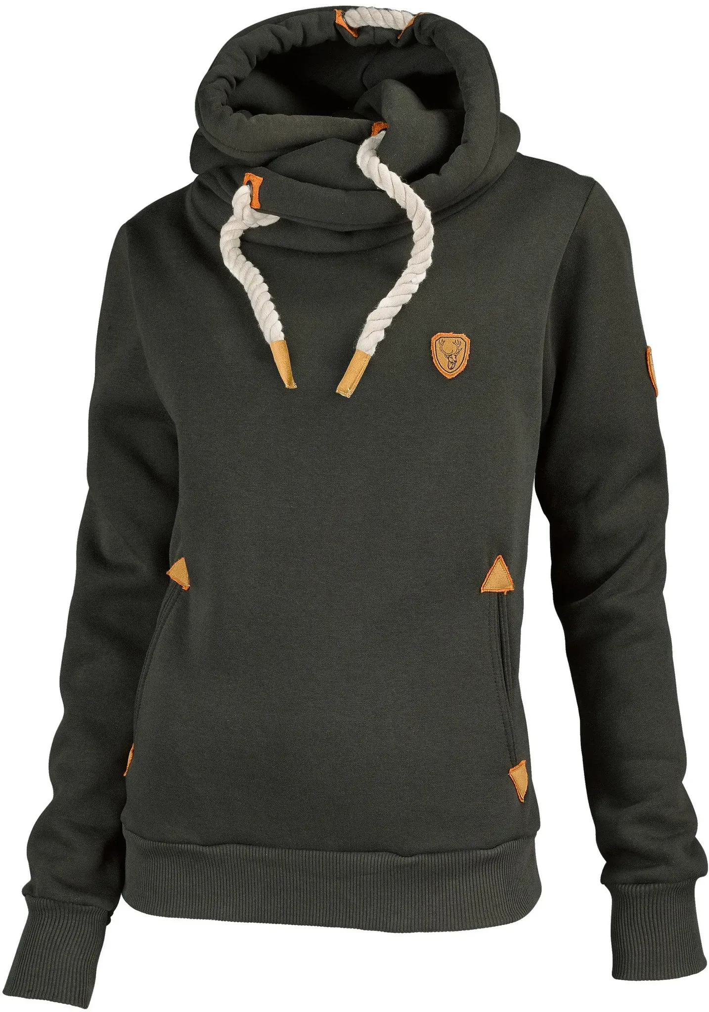 Hubertus Hoodie, oliv, 3XL