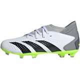 adidas Predator Accuracy.3 Firm Ground Boots Fußballschuhe (Fester Untergrund), FTWR White/core Black/Lucid Lemon, 38 EU