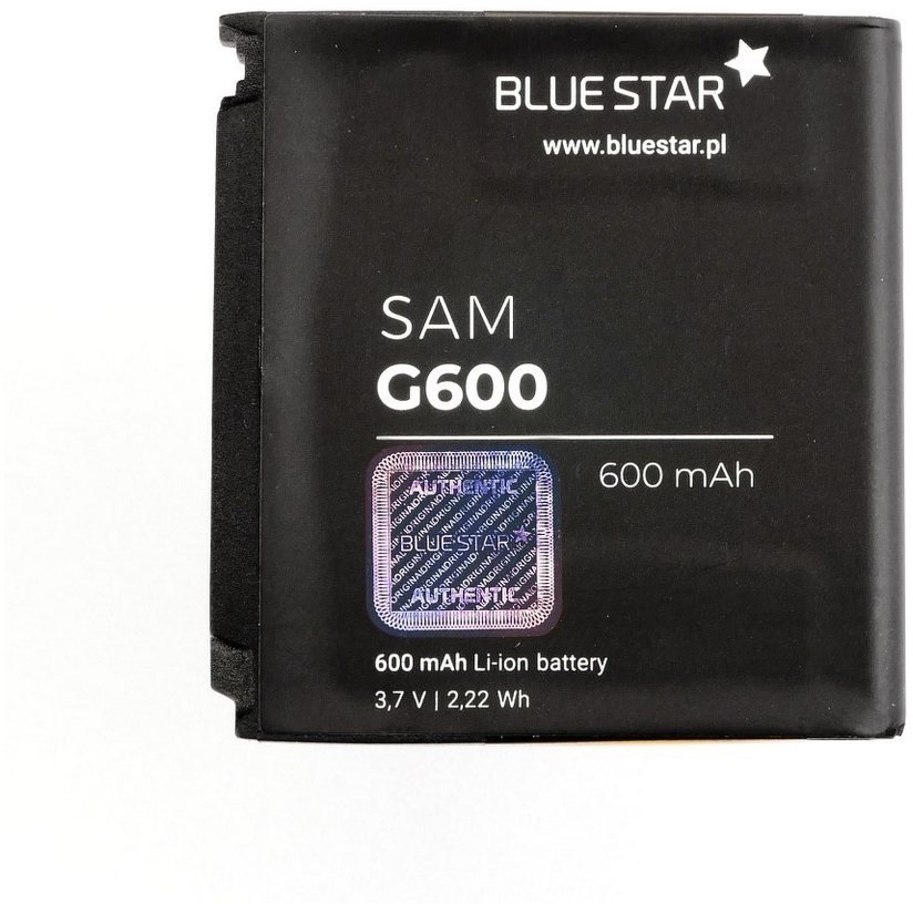 BlueStar Bluestar Akku Ersatz kompatibel mit Samsung G600 / J400 600 mAh mAh Austausch Batterie AB533640AE, AB533640BE Smartphone-Akku