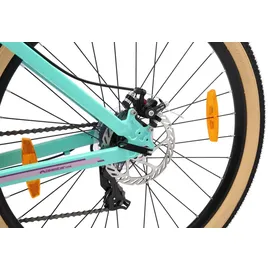 Bikestar Mountainbike 26 Zoll RH 16 cm Unisex mint/türkis