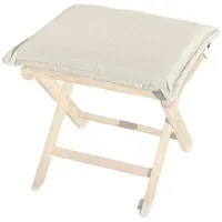 Destiny Polster für Hocker 50x45x5cm, sand meliert