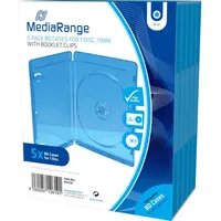 MediaRange Blu-Ray-Boxen 5er-Pack blau