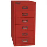 Bisley Aktenschrank MultiDrawer Schubladenschrank in Kardinalrot - Maße: H 59 x B 28 x T 38 cm rot