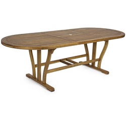 Bizzotto Tisch »Noemi«, BxHxL: 100 x 74 x 180 cm, Tischplatte: Akazienholz - braun
