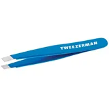 Tweezerman Mini Slant Tweezer - Schräg Mini, Bahama Blue Pinzette