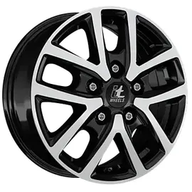itWHEELS Mira Van 6,5 x 16 5 x 130 ET66 MB89,1 Schwarz Poliert