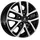 itWHEELS Mira Van 6,5 x 16 5 x 130 ET66 MB89,1 Schwarz Poliert